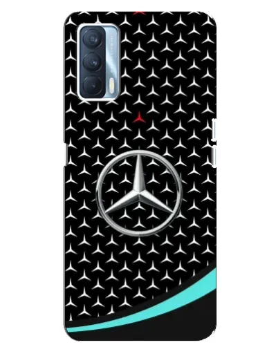 Чехол для OPPO A92s с картинкой «Mercedes — бирюзовый акцент»
