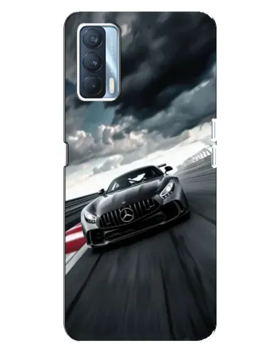 Чехол для OPPO A92s с картинкой «Гоночный Mercedes AMG»