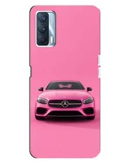 Чехол для OPPO A92s с картинкой «Розовый Mercedes AMG»