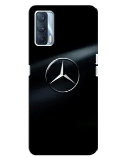 Чехол для OPPO A92s с картинкой «Mercedes на металле»