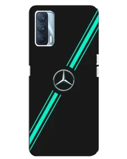 Чехол для OPPO A92s с картинкой «Спортивные линии Mercedes»