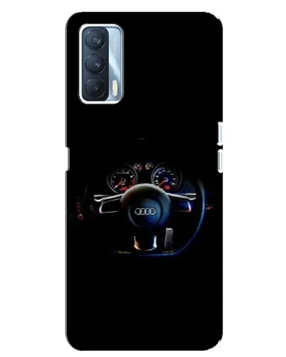 Чехол для OPPO A92s с картинкой «Салон Audi — руль»