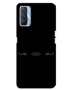 Чехол для OPPO A92s с картинкой «Audi — световой подпись»