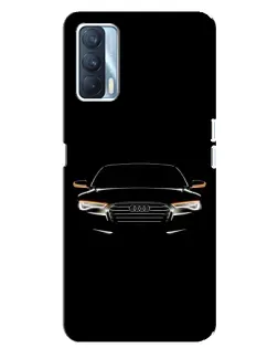 Чехол для OPPO A92s с картинкой «Audi — ночной контур»