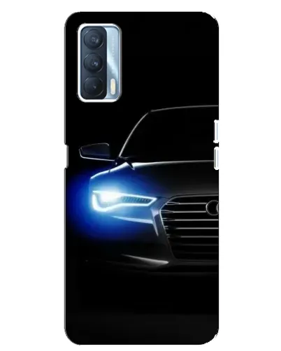 Чехол для OPPO A92s с картинкой «Неоновый взгляд Audi»