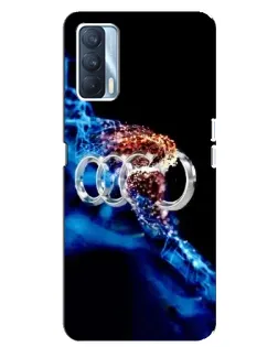 Чехол для OPPO A92s с картинкой «Энергия лого Audi»