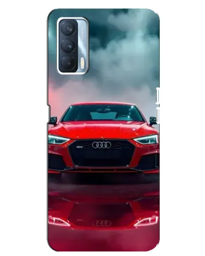 Чехол для OPPO A92s с картинкой «Audi RS — красный стиль»