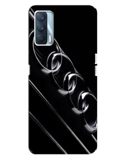 Чехол для OPPO A92s с картинкой «Audi — абстрактные кольца»