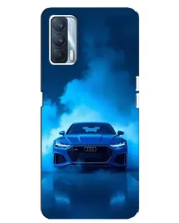 Чехол для OPPO A92s с картинкой «Audi — голубая энергия»