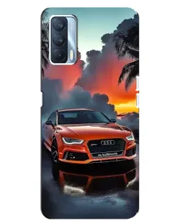 Чехол для OPPO A92s с картинкой «Audi — закат»