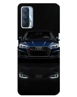 Чехол для OPPO A92s с картинкой «Audi — ночное отражение»
