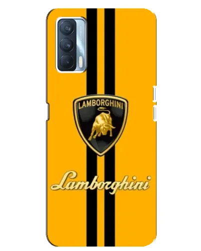 Чехол для OPPO A92s с картинкой «Lamborghini Stripe желтый»