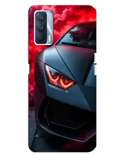 Чехол для OPPO A92s с картинкой «Lamborghini красное сияние»