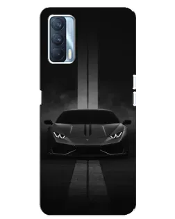 Чехол для OPPO A92s с картинкой «Lamborghini симметрия дорог»