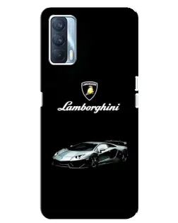 Чехол для OPPO A92s с картинкой «Логотип Lamborghini классика»