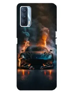 Чехол для OPPO A92s с картинкой «Lamborghini дымная эстетика»