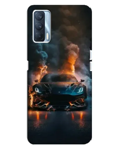 Чехол для OPPO A92s с картинкой «Lamborghini дымная эстетика»