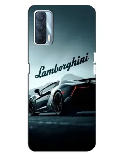 Чехол для OPPO A92s с картинкой «Классическая надпись Lamborghini»