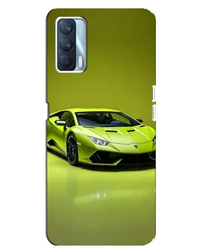 Чехол для OPPO A92s с картинкой «Салатовый Lamborghini Huracan»