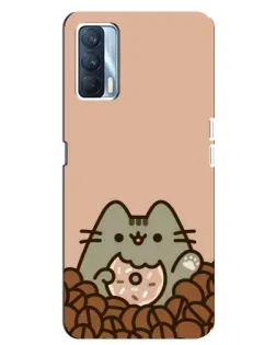 Чехол для OPPO A92s с картинкой «Кофейный Пушин»