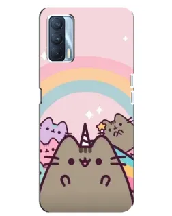 Чехол для OPPO A92s с картинкой «Единорог Pusheen»