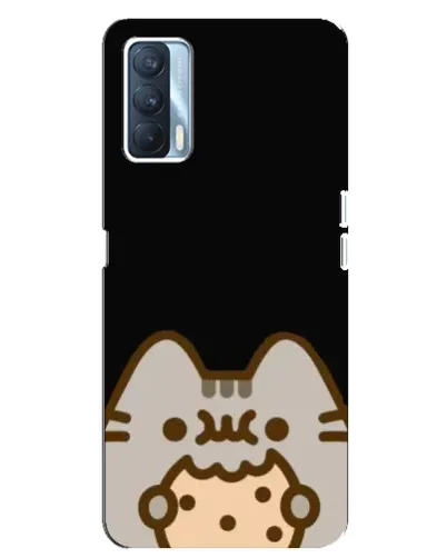 Чехол для OPPO A92s с картинкой «Пушин на черном»