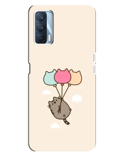 Чехол для OPPO A92s с картинкой «Пушин на шариках»