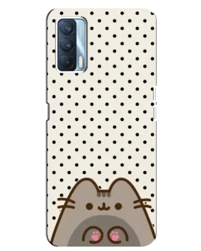 Чехол для OPPO A92s с картинкой «Пушин в горошек»