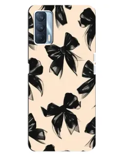 Чохол для OPPO A92s з картинкою «Патерн чорні банти»
