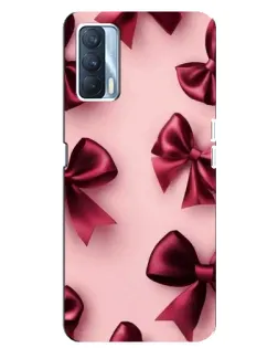 Чехол для OPPO A92s с картинкой «Бордовый атлас»