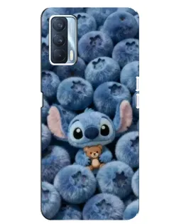Чехол для OPPO A92s с картинкой «Стич и голубика» Чехол для OPPO A92s с картинкой «Стич и голубика»