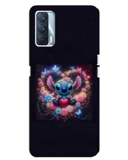 Чехол для OPPO A92s с картинкой «Stitch в цветах» Чехол для OPPO A92s с картинкой «Stitch в цветах»