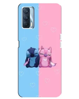 Чехол для OPPO A92s с картинкой «Stitch и Angel Love» Чехол для OPPO A92s с картинкой «Stitch и Angel Love»