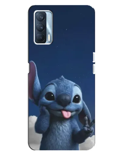 Чехол для OPPO A92s с картинкой «Стич в облаках»