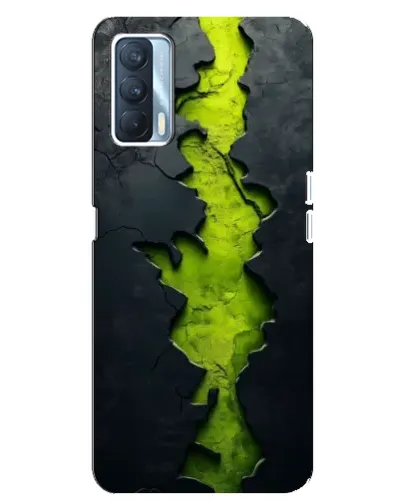 Чехол для OPPO A92s с картинкой «Салатовый разлом скалы» Чехол для OPPO A92s с картинкой «Салатовый разлом скалы»