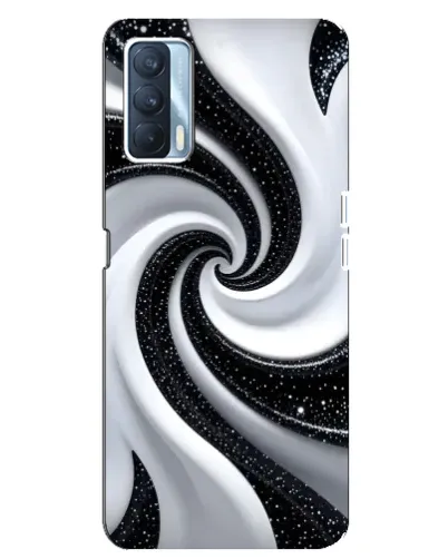 Чехол для OPPO A92s с картинкой «Черно-белая спираль» Чехол для OPPO A92s с картинкой «Черно-белая спираль»