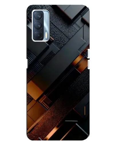 Чехол для OPPO A92s с картинкой «Черные геометрические блоки» Чехол для OPPO A92s с картинкой «Черные геометрические блоки»