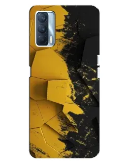 Чехол для OPPO A92s с картинкой «Золотые осколки геометрии»