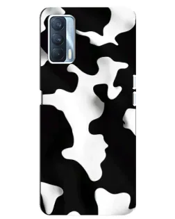 Чехол для OPPO A92s с картинкой «Черно-белое пятно»