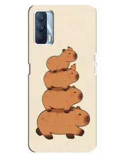 Чохол для OPPO A92s з картинкою «Вежа з капібар»