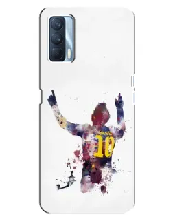 Чехол для OPPO A92s с картинкой «Акварельный Месси Барселона» Чехол для OPPO A92s с картинкой «Акварельный Месси Барселона»