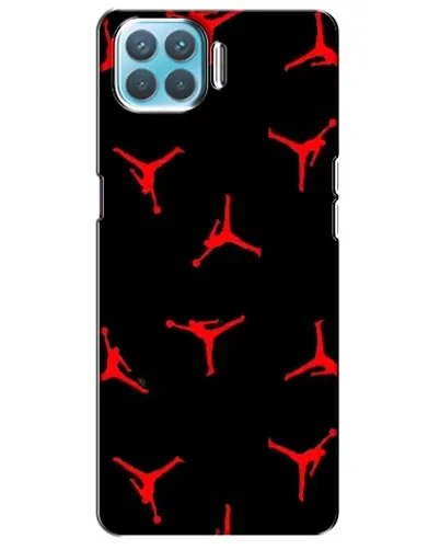 Чохол для OPPO A93 з картинкою «Jordan Red Pattern»