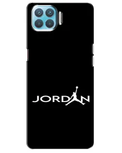 Чохол для OPPO A93 з картинкою «Jordan White Logo»