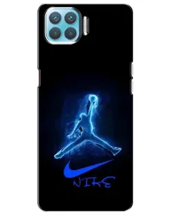 Чохол для OPPO A93 з картинкою «Jordan Neon Blue»
