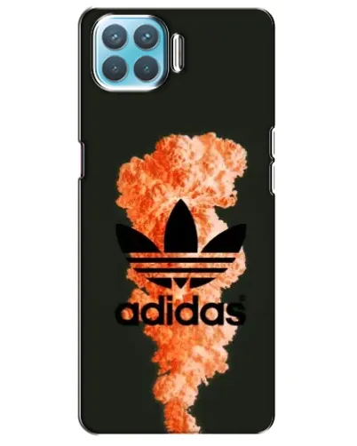 Чохол для OPPO A93 з картинкою «Помаранчевий дим Adidas»