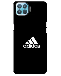 Чохол для OPPO A93 з картинкою «Чорна класика Adidas»