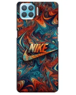 Чохол для OPPO A93 з картинкою «Nike в абстракції»