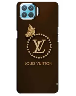 Чохол для OPPO A93 з картинкою «LV — золота печатка»