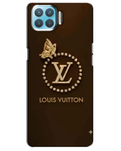 Чохол для OPPO A93 з картинкою «LV — золота печатка»
