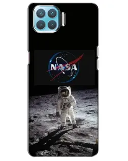 Чохол для OPPO A93 з картинкою «Астронавт на Місяці»